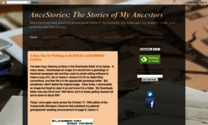 Ancestories1.blogspot.com thumbnail