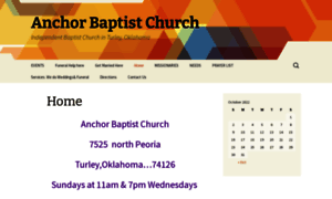 Anchor-baptist.org thumbnail