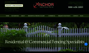 Anchorfencecontractors.com thumbnail