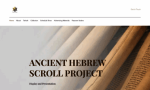 Ancienthebrewscrollproject.org thumbnail