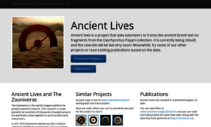 Ancientlives.org thumbnail