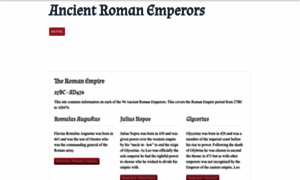 Ancientromanemperors.net thumbnail