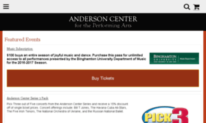 Andersoncenter.showare.com thumbnail