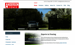 Andersonfence.net thumbnail