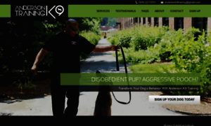 Andersonk9training.com thumbnail