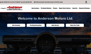 Andersonmotors.ca thumbnail