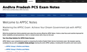 Andhrapradesh.pscnotes.com thumbnail