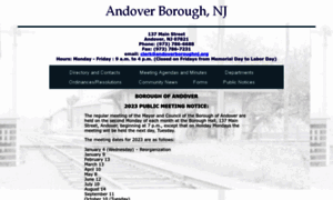 Andoverboroughnj.org thumbnail