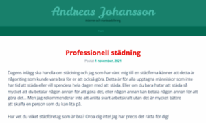 Andreasjohansson.nu thumbnail