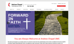 Andrewchapelumc.org thumbnail