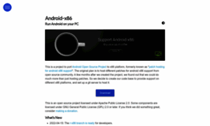 Android-x86.org thumbnail