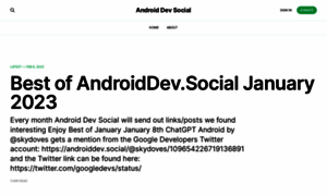 Androiddev.blog thumbnail