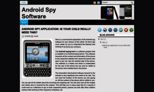 Androidspy-software.blogspot.com thumbnail