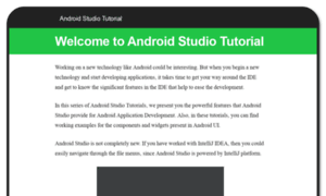 Androidstudiotutorial.com thumbnail