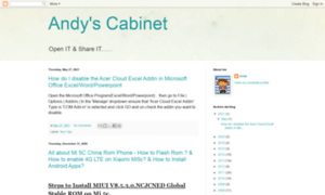 Andycabinet.blogspot.com thumbnail