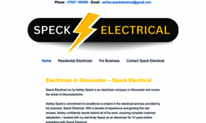 Andyspeckelectrical.co.uk thumbnail