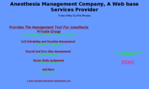 Anesthesia-management.com thumbnail