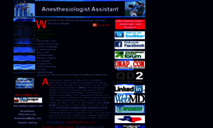 Anesthesiaassistant.com thumbnail
