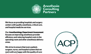 Anesthesiaconsultingpartners.com thumbnail