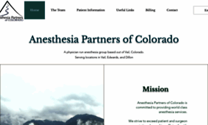 Anesthesiapartnersofcolorado.com thumbnail