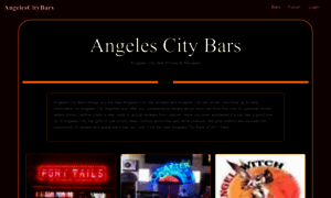 Angelescitybars.info thumbnail