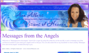 Angelmessages.visionsofheaven.com thumbnail