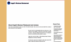 Angelsmexicanrestaurant.com thumbnail