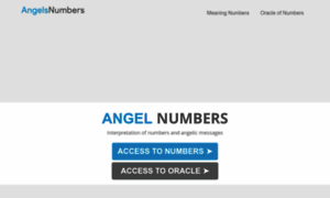 Angelsnumbers.com thumbnail