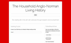 Anglonormanlivinghistory.wordpress.com thumbnail