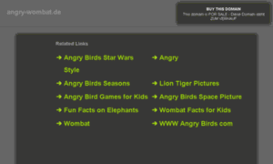 Angry-wombat.de thumbnail