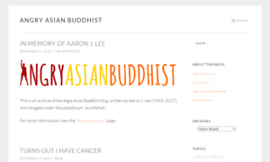Angryasianbuddhist.com thumbnail