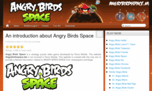 Angrybirdsspace.me thumbnail