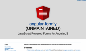 Angular-formly.com thumbnail