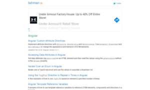 Angular.lishman.io thumbnail