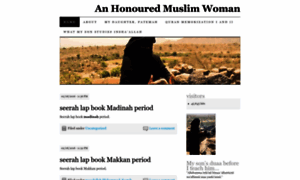 Anhonouredmuslimwoman.wordpress.com thumbnail