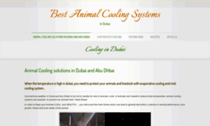 Animal-cooling-dubai.com thumbnail