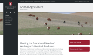 Animalag.wsu.edu thumbnail