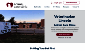 Animalcarecliniclincoln.com thumbnail