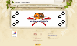 Animalcaremalta.com thumbnail