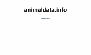 Animaldata.info thumbnail