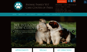 Animalfamilyvetcarecenterofparis.com thumbnail