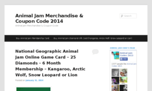 Animaljamcode.com thumbnail