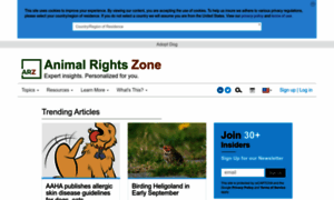 Animalrightszone.com thumbnail
