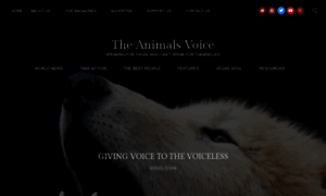 Animalsvoice.com thumbnail