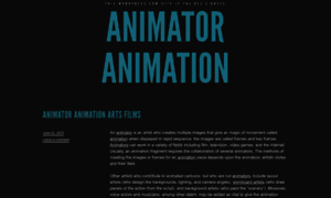 Animatoranimation.wordpress.com thumbnail
