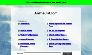 Animelist.com thumbnail