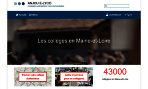 Anjou.e-lyco.fr thumbnail