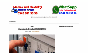 Ankaraacilelektrikci.com thumbnail