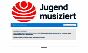 Anmeldung.jugend-musiziert.org thumbnail