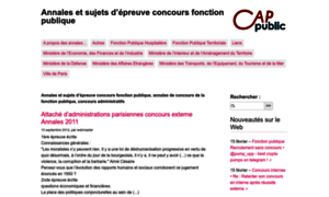 Annales-concours.cap-public.fr thumbnail